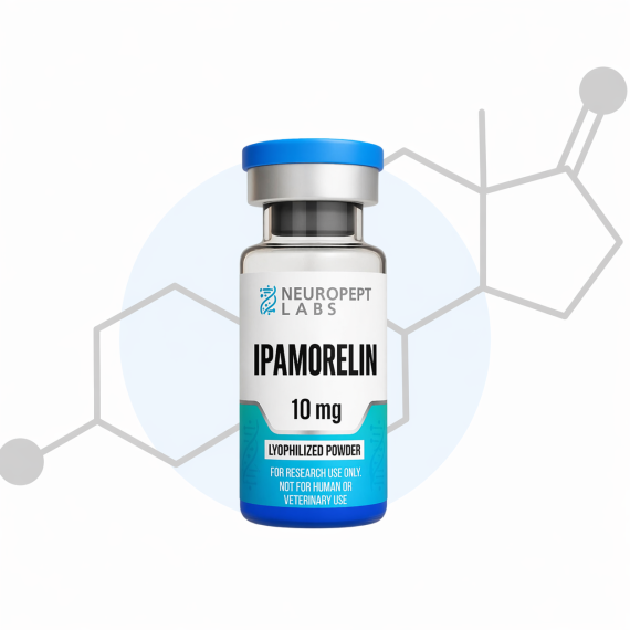 Ipamorelin 10mg research peptide lyophilized powder vial high purity lab grade COA verified