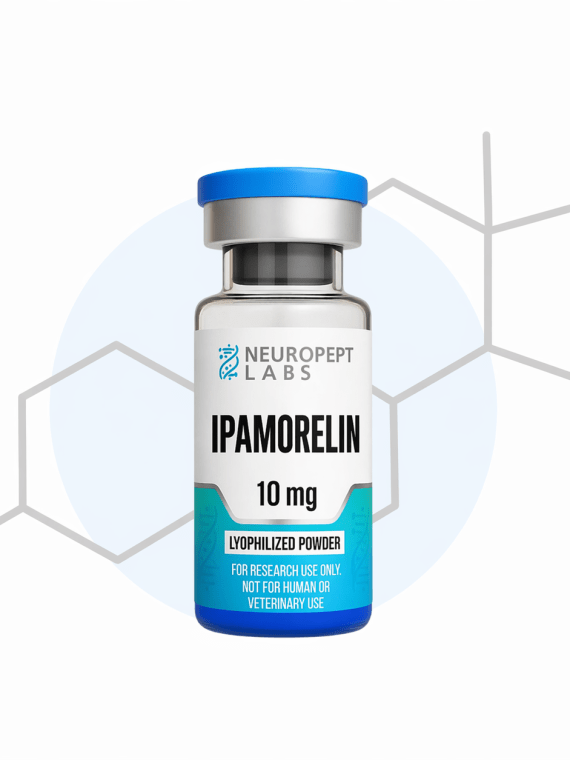 Ipamorelin 10mg research peptide lyophilized powder vial high purity lab grade COA verified