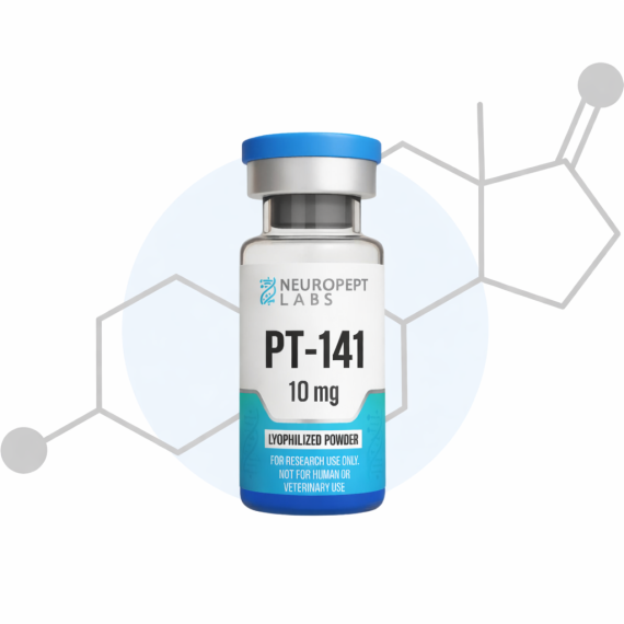 Vial of PT-141, research use only
