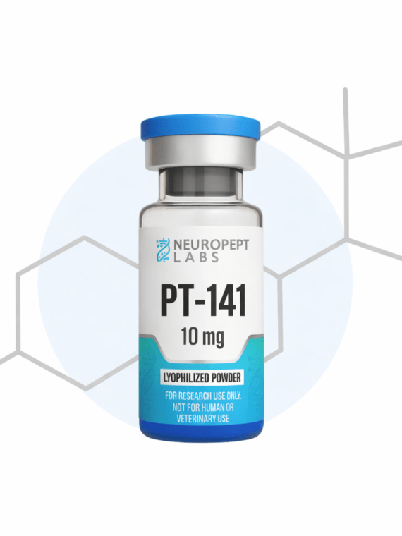 Vial of PT-141, research use only